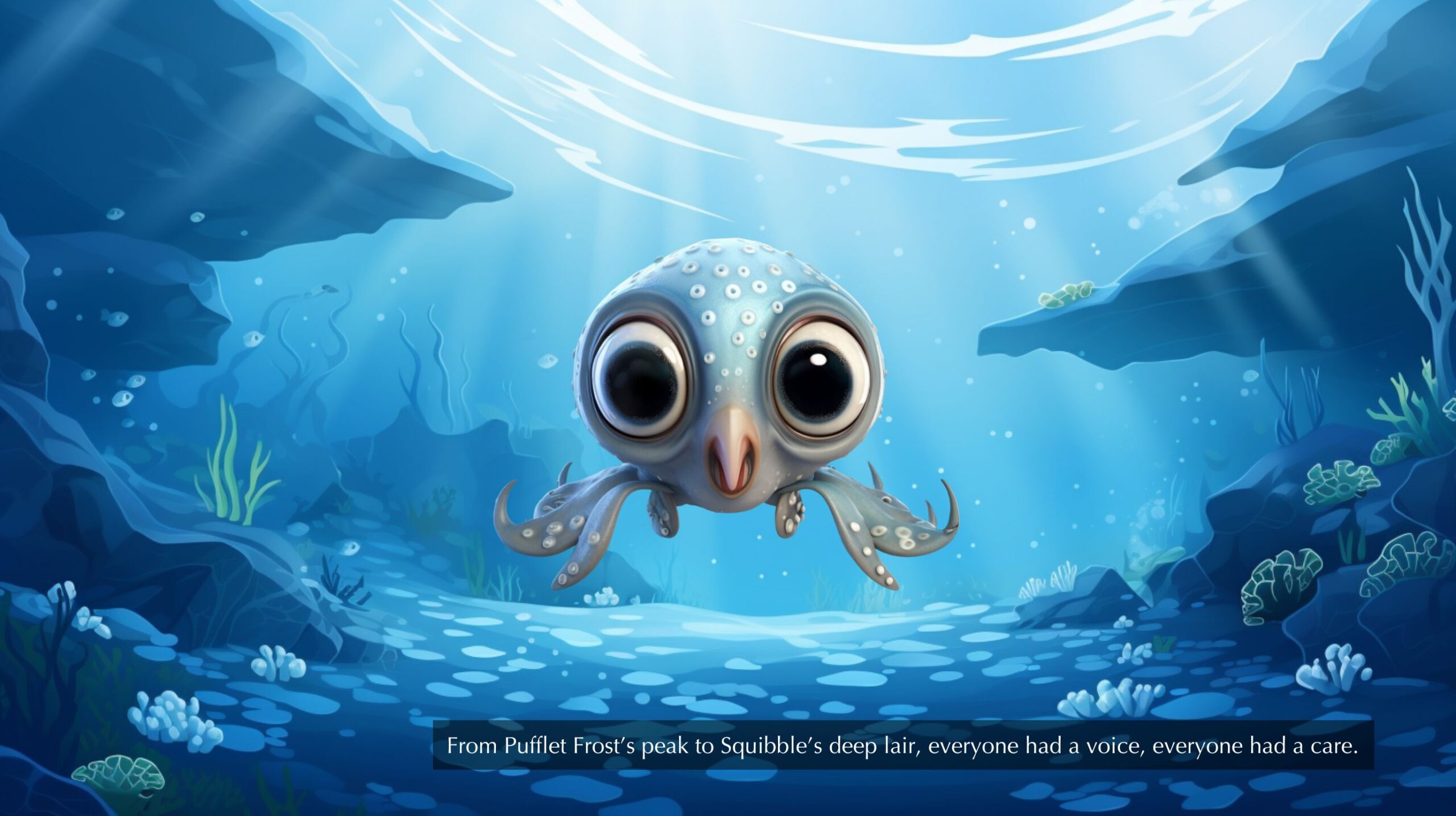 Introducing Squibble, the Sprightly Squid: Explorer of Ocean Depths