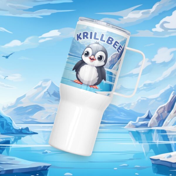 Krillbee Penguin Travel Mug with Handle