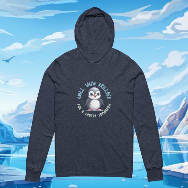 Krillbee Penguin Hooded Long-Sleeve Tee Navy